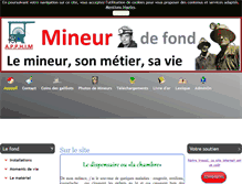 Tablet Screenshot of mineurdefond.fr